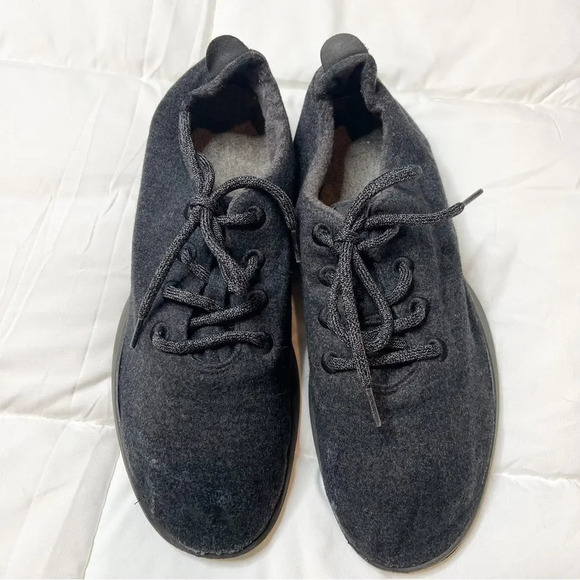 Men's All Birds The Wool Runners Black Shoes - Picture 9 of 11